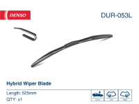 Гибридная щетка стеклоочистителя Denso Hybrid DUR-053L 530 мм купить цена. Гибридные дворники Denso DUR053L 530 мм для левого руля