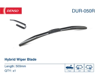 Гибридная щетка стеклоочистителя Denso Hybrid DUR050L 500 мм купить цена. Гибридные дворники Denso DUR050L 500 мм для левого руля